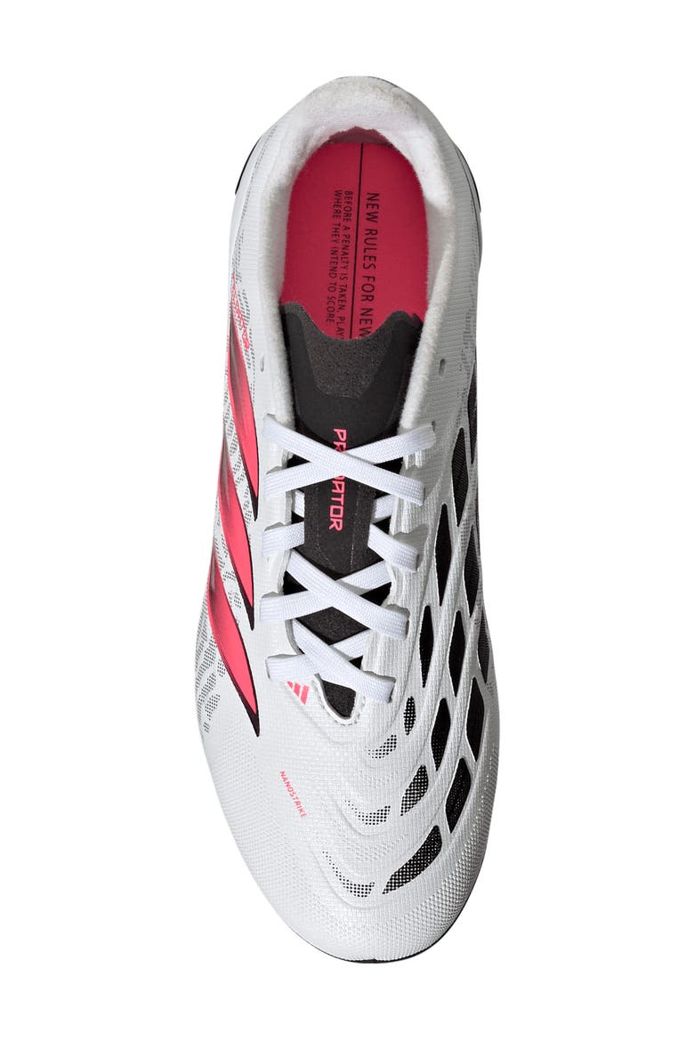 Kids' Predator League FG Soccer Cleat, Alternate, color, WHITE/ TURBO/ BLACK