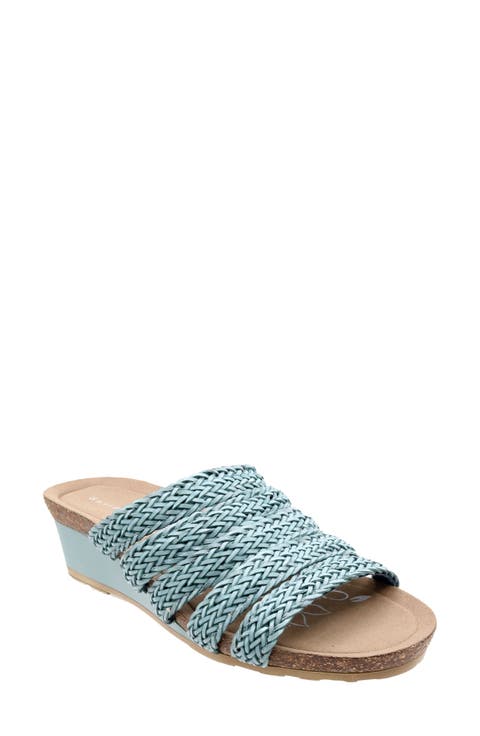 Fabiana Platform Wedge Slide Sandal (Women)