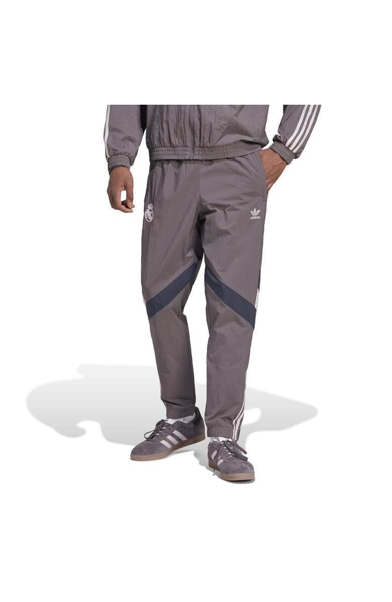 adidas Originals Men's adidas Originals Charcoal Real Madrid Lifestyler Track Pants, Alternate, color, Charcoal