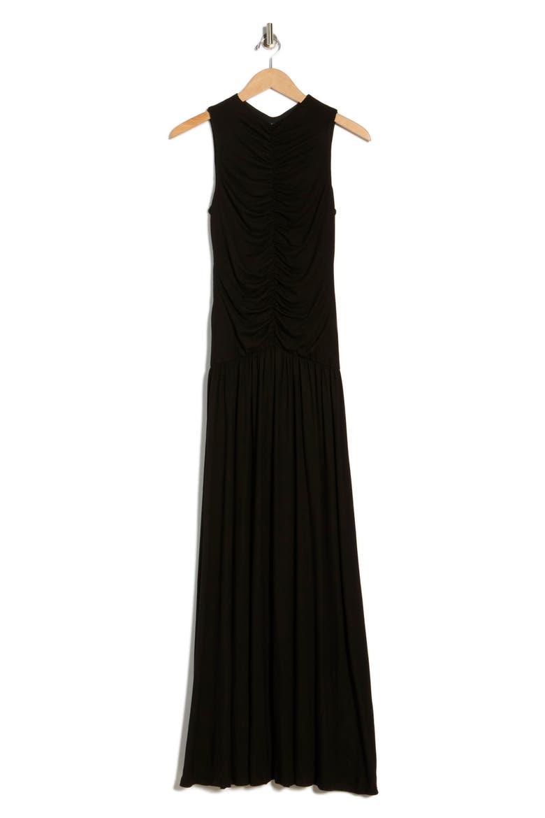 Caressa Sleeveless Maxi Dress, Alternate, color, BLACK