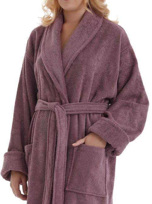 Arus Optimus Long Cotton Bathrobe For Women In Brown