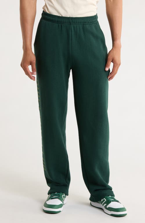Quiet Golf Stencil Logo Cotton Sweatpants in Forest 