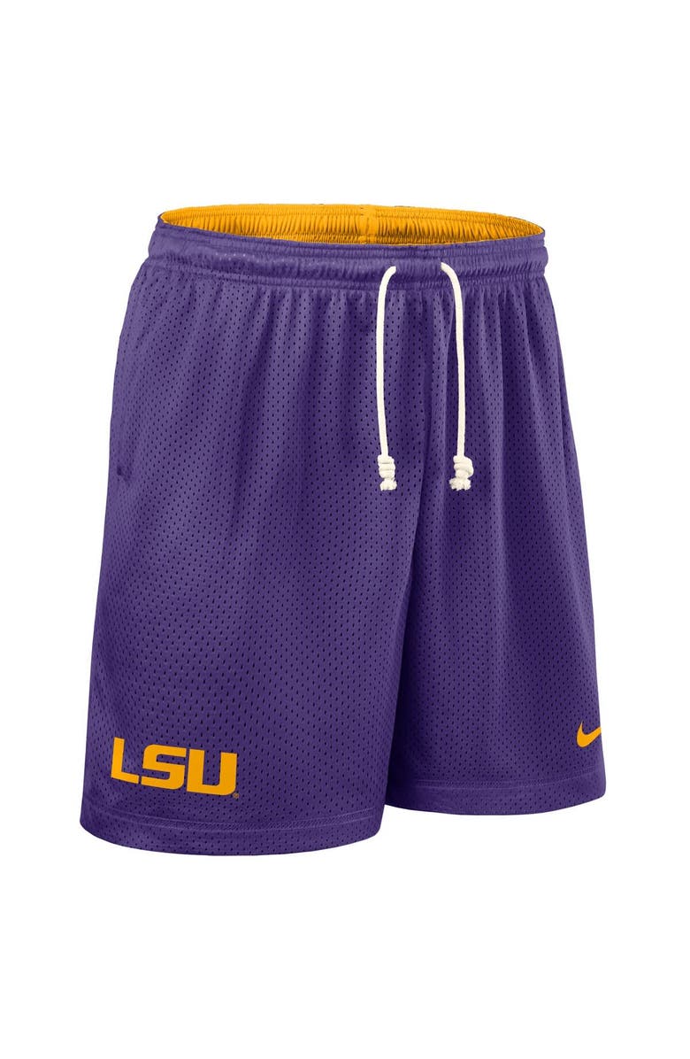Nike Men's Nike Purple/Gold LSU Tigers 2025 Sideline Reversible Performance Shorts, Alternate, color, 