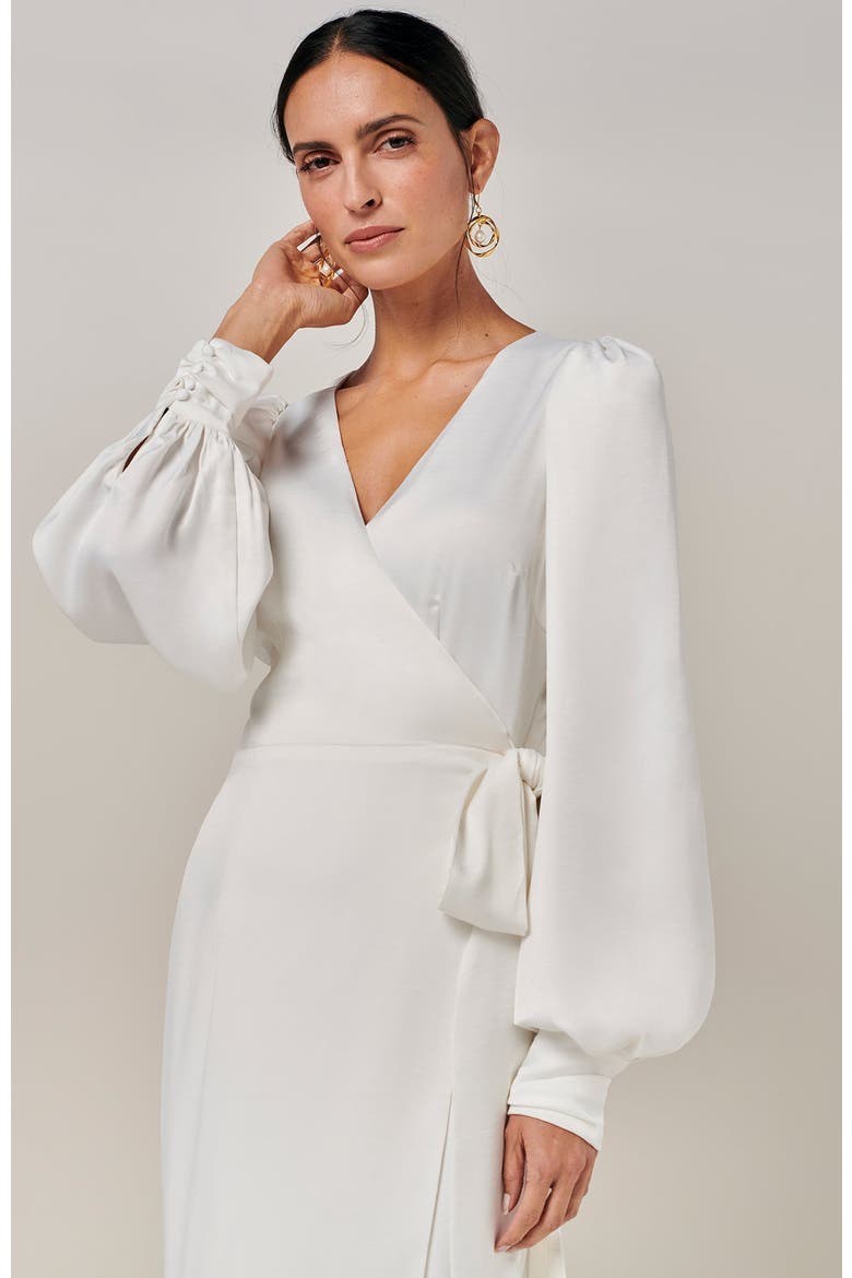 River Gown, Alternate, color, White
