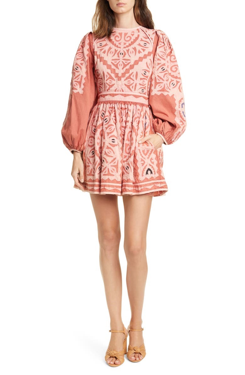 Ulla Johnson Omaira Long Sleeve Minidress, Main, color,