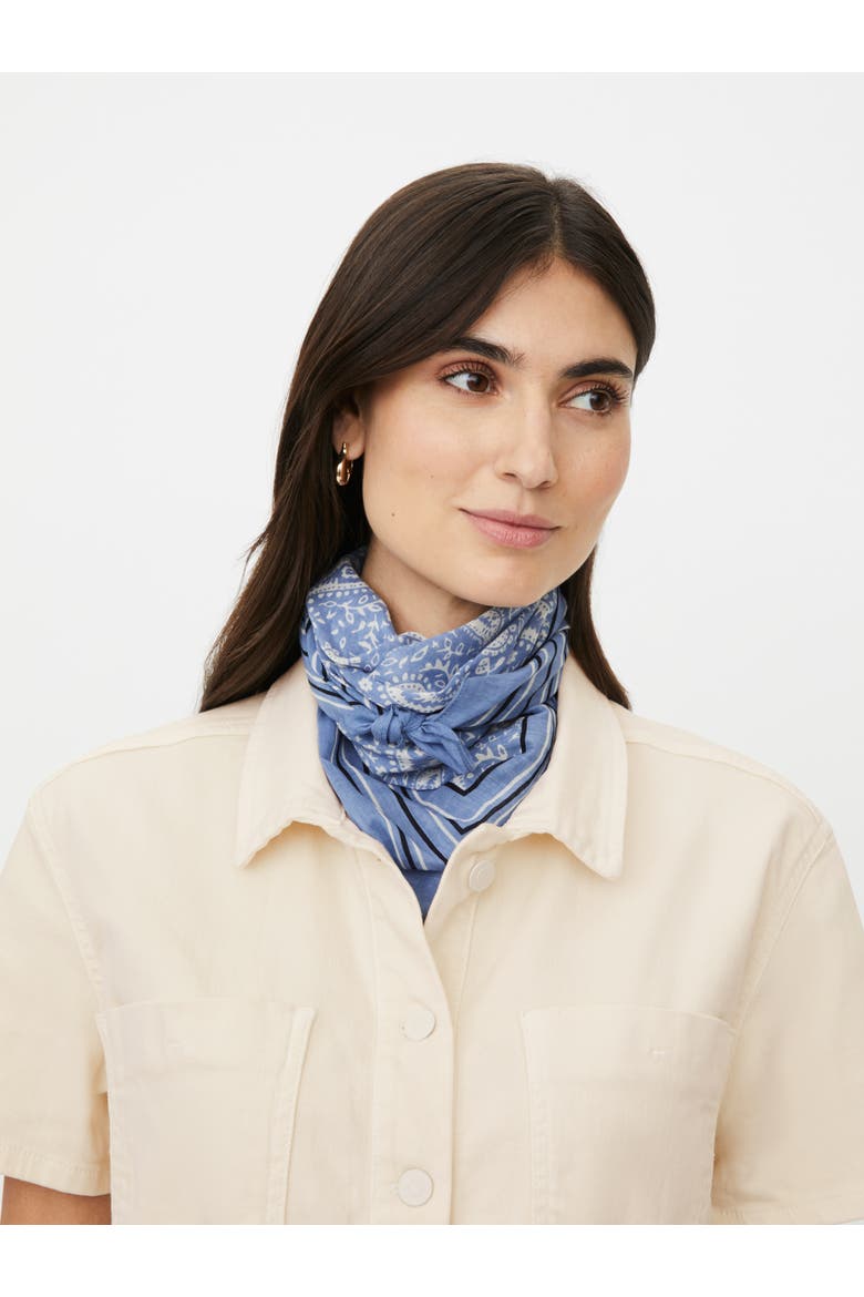 Featherlight Striped Scarf, Alternate, color, Stonewash