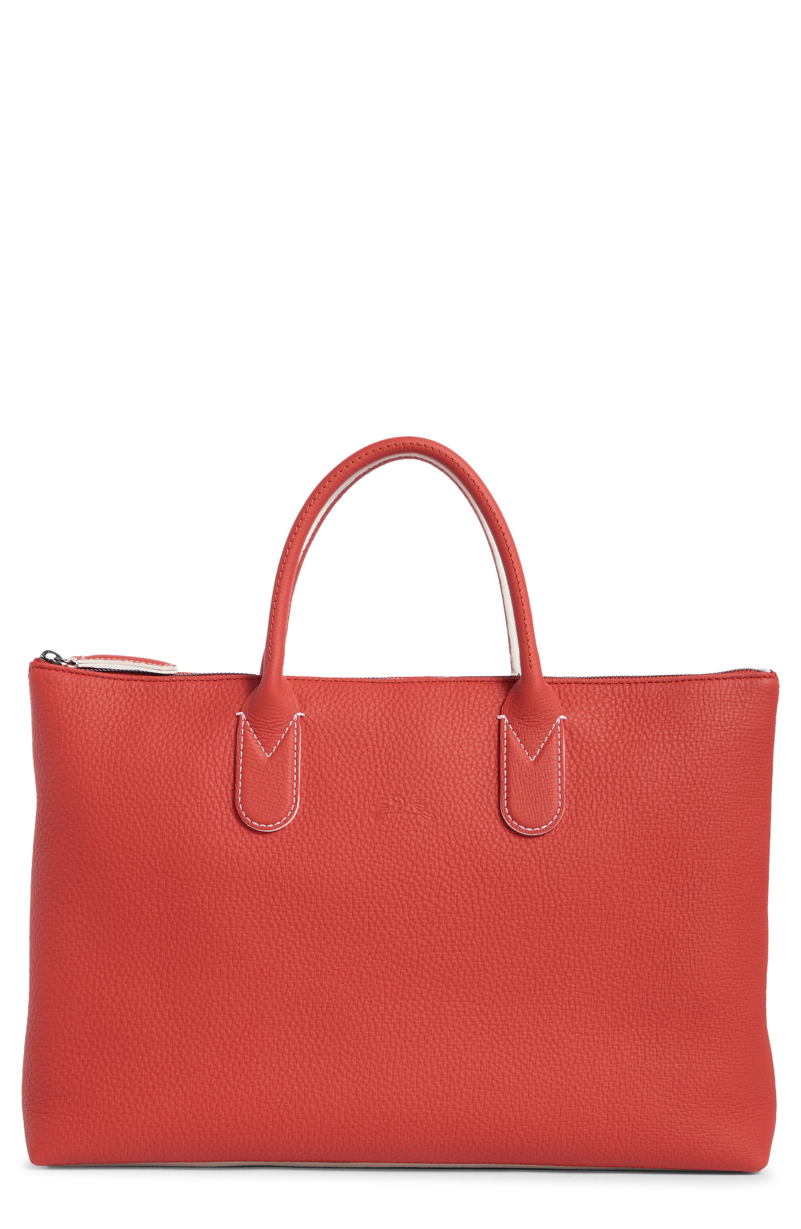 Longchamp Essential Pebbled Leather Document Holder