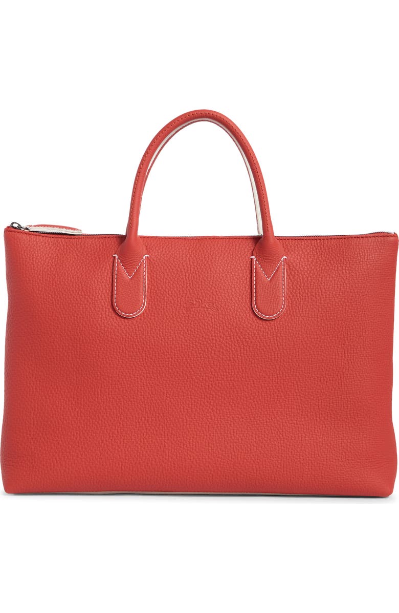 Longchamp Essential Pebbled Leather Document Holder, Main, color,