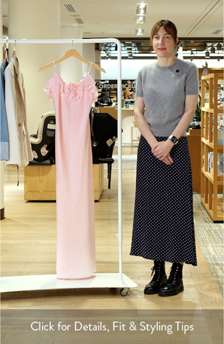 Ianthe Ruffle Gown, sales video thumbnail