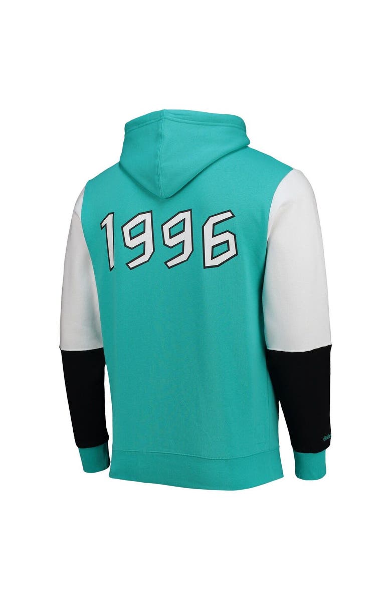 Mitchell & Ness Men's Mitchell & Ness Teal NBA Hardwood Classics 1996 All-Star Game Colorblock Fusion Pullover Hoodie, Alternate, color, Teal