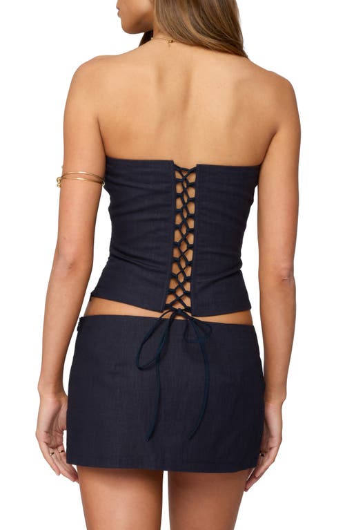 EDIKTED EDIKTED REBEL STRAPLESS CORSET TOP 