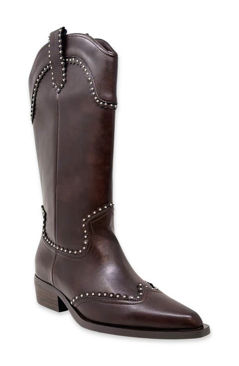 Ventura Faux Leather Western Boot