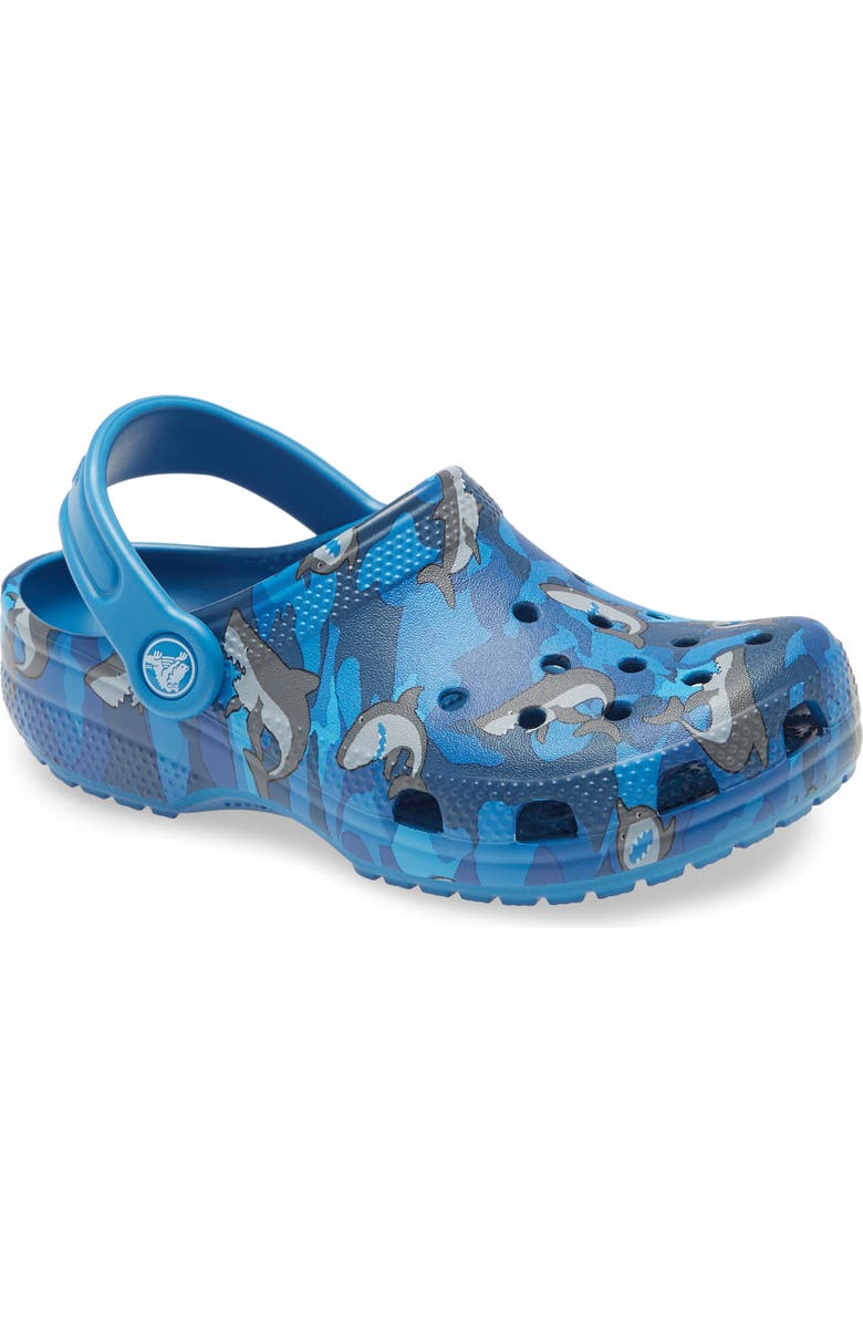 CROCS <sup>™</sup> Classic Shark Clog Sandal, Main, color,
