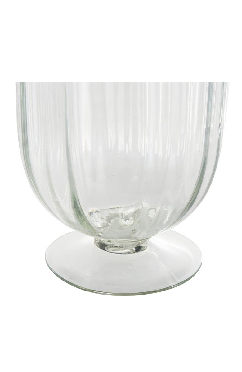 GINGER BIRCH STUDIO Glass Candleholder, Alternate, color, Clear