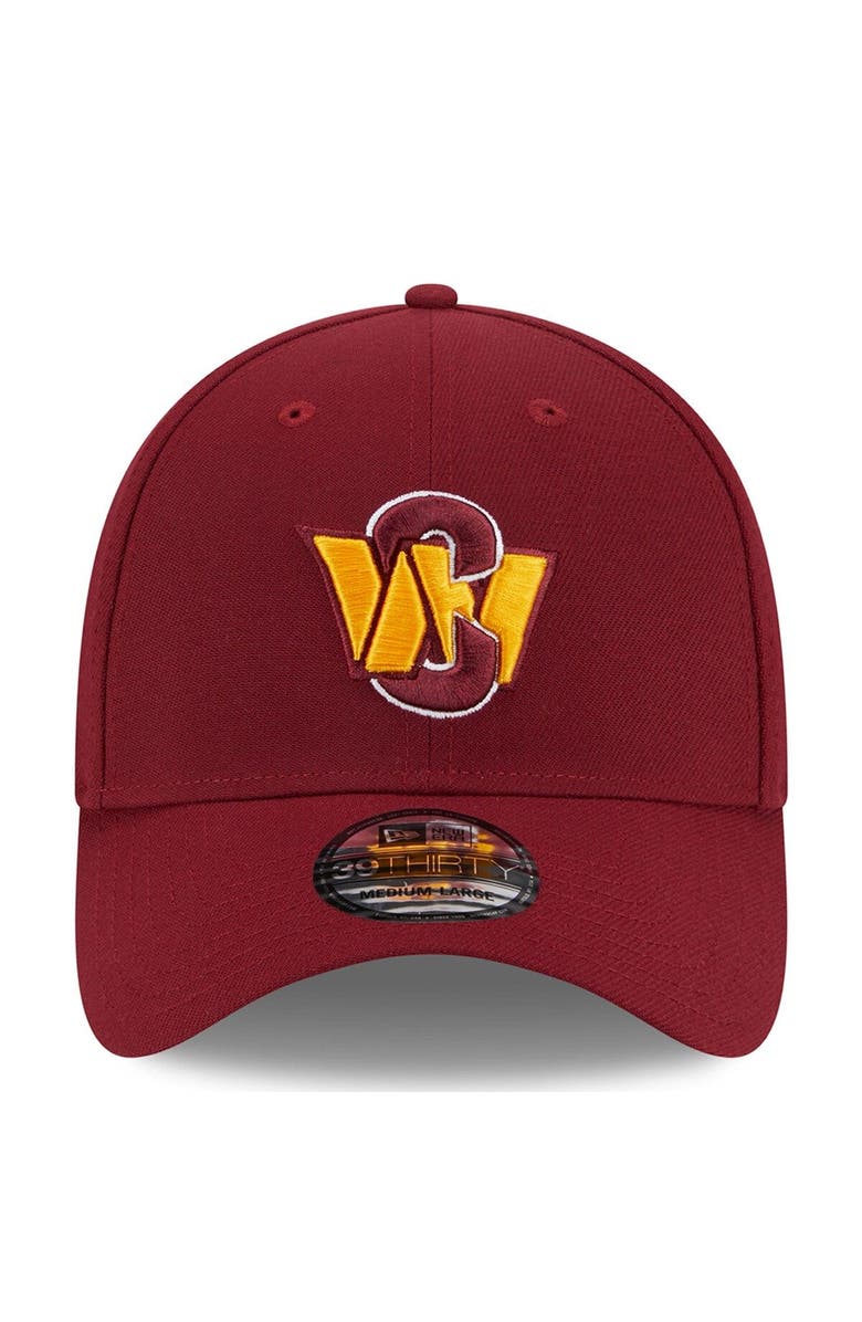New Era Men's New Era Burgundy Washington Commanders City Originals 39THIRTY Flex Hat, Alternate, color, Burgundy