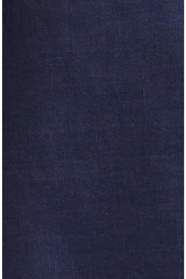 Bria Linen Blend Blazer, Alternate, color, NAVY
