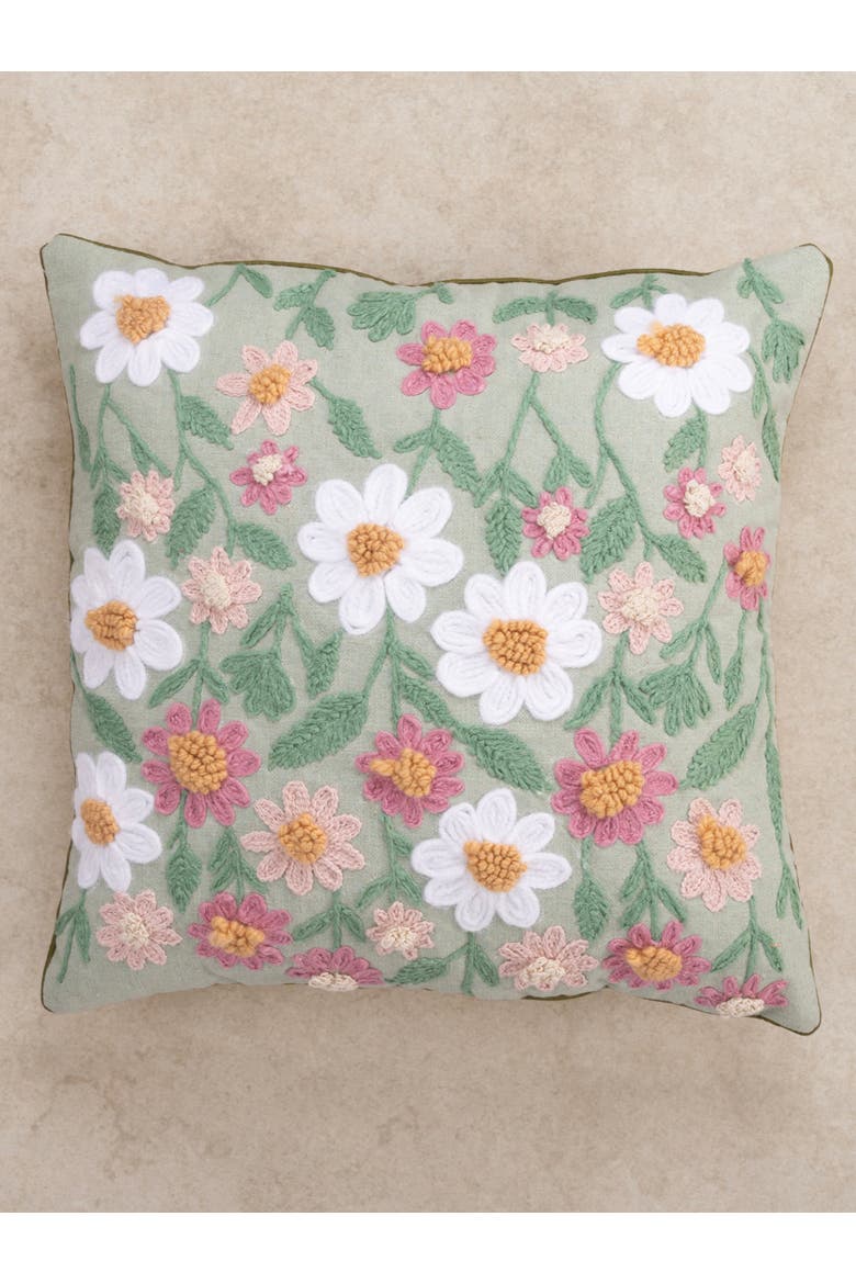 Varanasi Throw Pillow Cover, Alternate, color, Multicolored