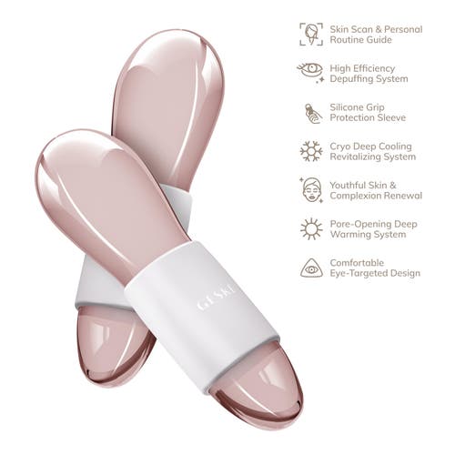 Geske Smartappguided Cool & Warm Duo Eye Massager | 7 In Silver