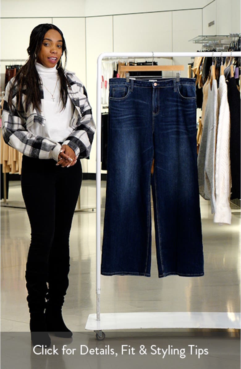 High Waist Wide Leg Jeans, sales video thumbnail
