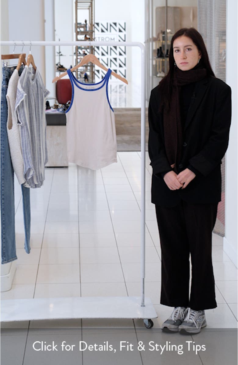 Only One Ringer Stretch Cotton Tank, sales video thumbnail