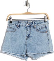 Vigoss Seam Detail Cutoff Denim Shorts