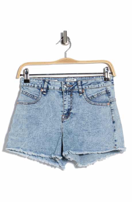 Vigoss Seam Detail Cutoff Denim Shorts