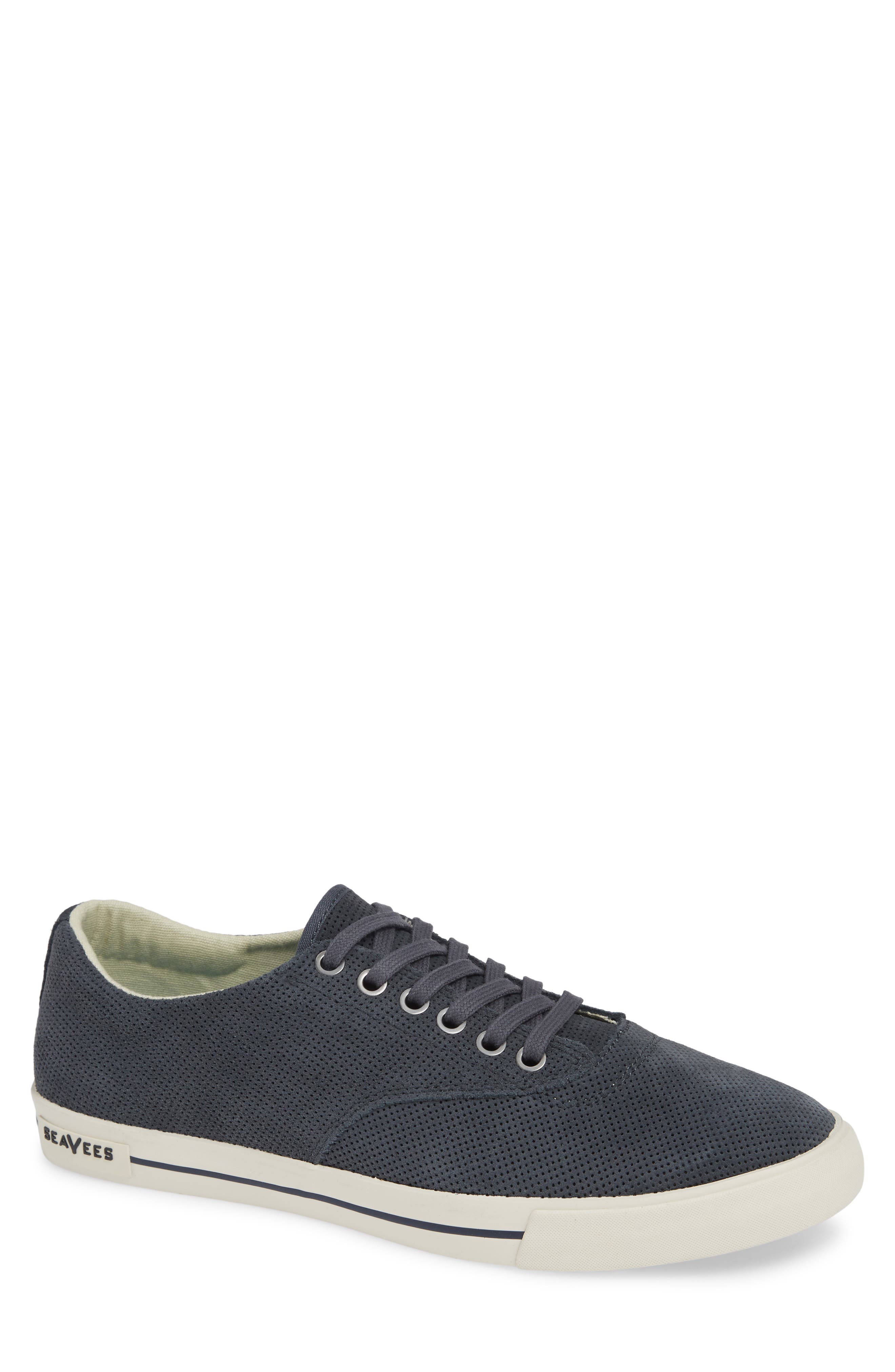 SeaVees Hermosa Plimsoll Varsity Perforated Sneaker, Main, color, 