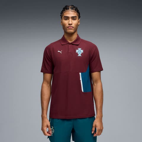Men's Puma Maroon Portugal National Team PumaTech Polo