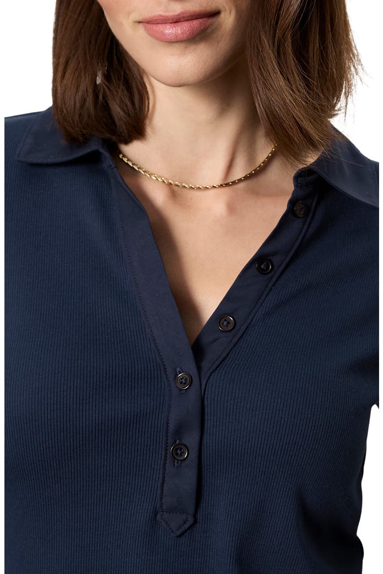 Echo Rib Henley Top, Alternate, color, NAVY BLUE