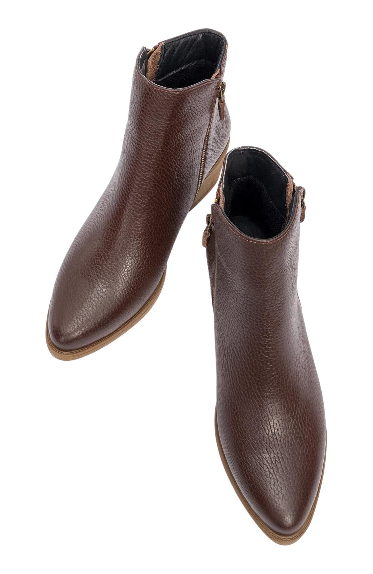 Jayer Leather Double-Zip Block Heel Boot - image 4