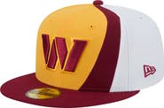 New Era Men's New Era Gold/Burgundy Washington Commanders Shock 59FIFTY Fitted Hat