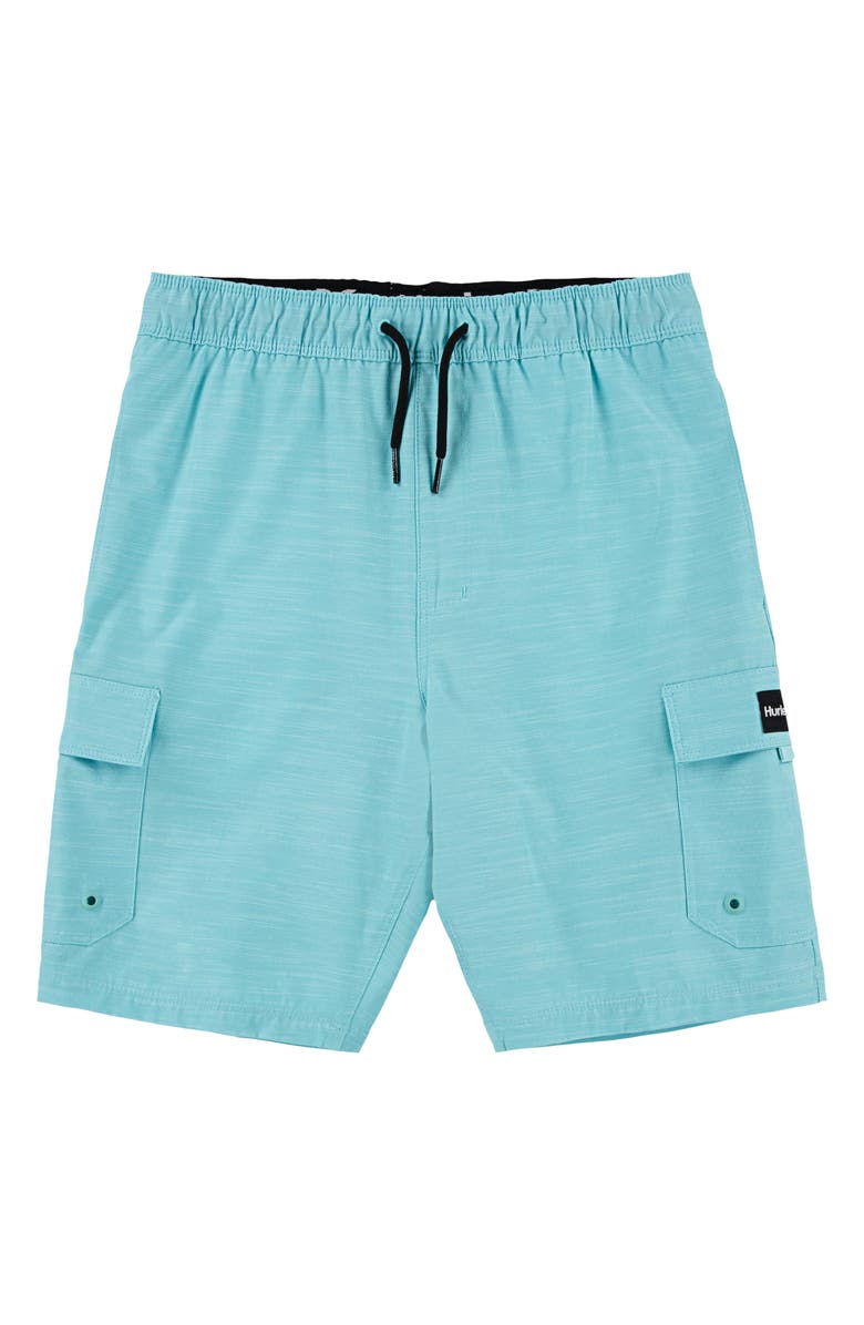 Hurley Kids' Avalon Hybrid Walk Shorts, Main, color, Harbor Green