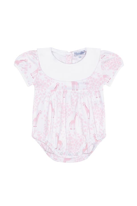 Pink Giraffe Print Bubble - Baby