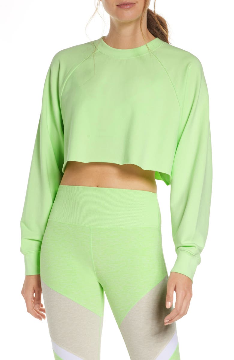 Alo Double Take Crop Sweatshirt, Main, color,