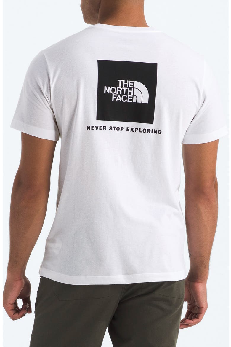 Box Logo Graphic Tee, Alternate, color, TNF WHITE