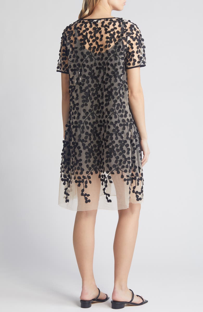 Masai Copenhagen Najaf Vine Embroidery Shift Dress, Alternate, color,