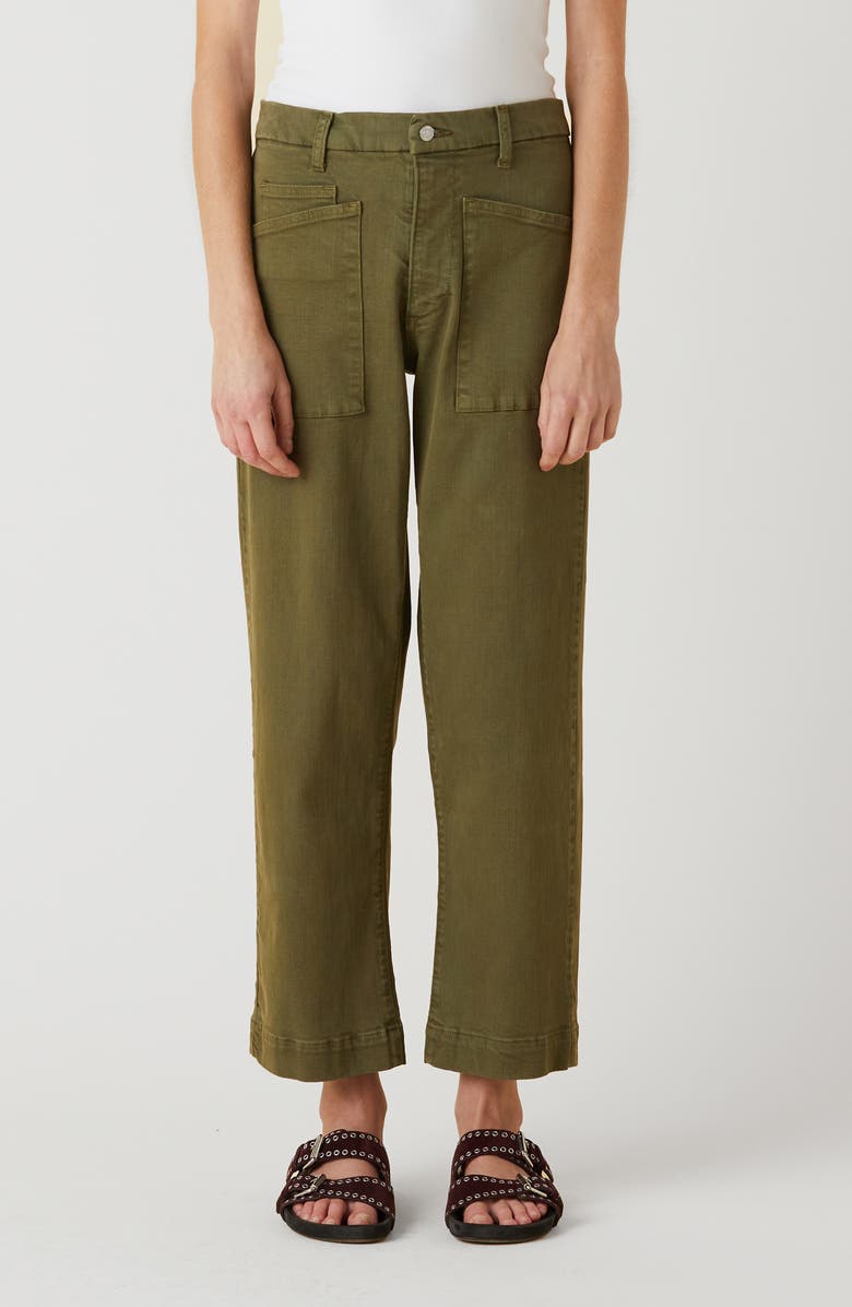 LE JEAN Colette Patch Pocket Ankle Pants, Main, color,