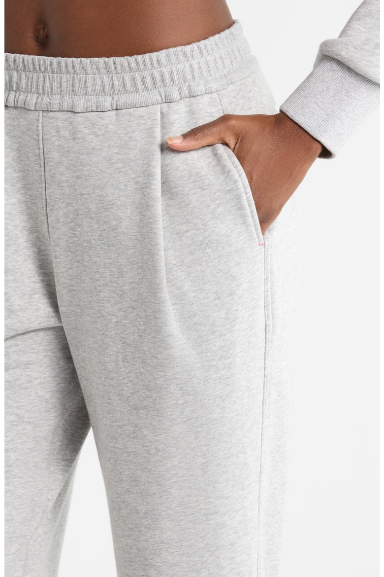 High Rise French Terry Lounge Golf Pants, Alternate, color, NIMBUS MELANGE