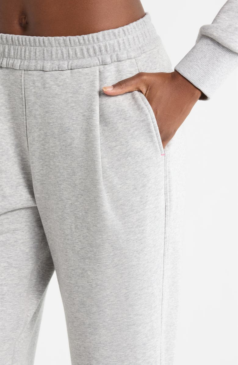 G/FORE High Rise French Terry Lounge Pants, Alternate, color, Nimbus Melange