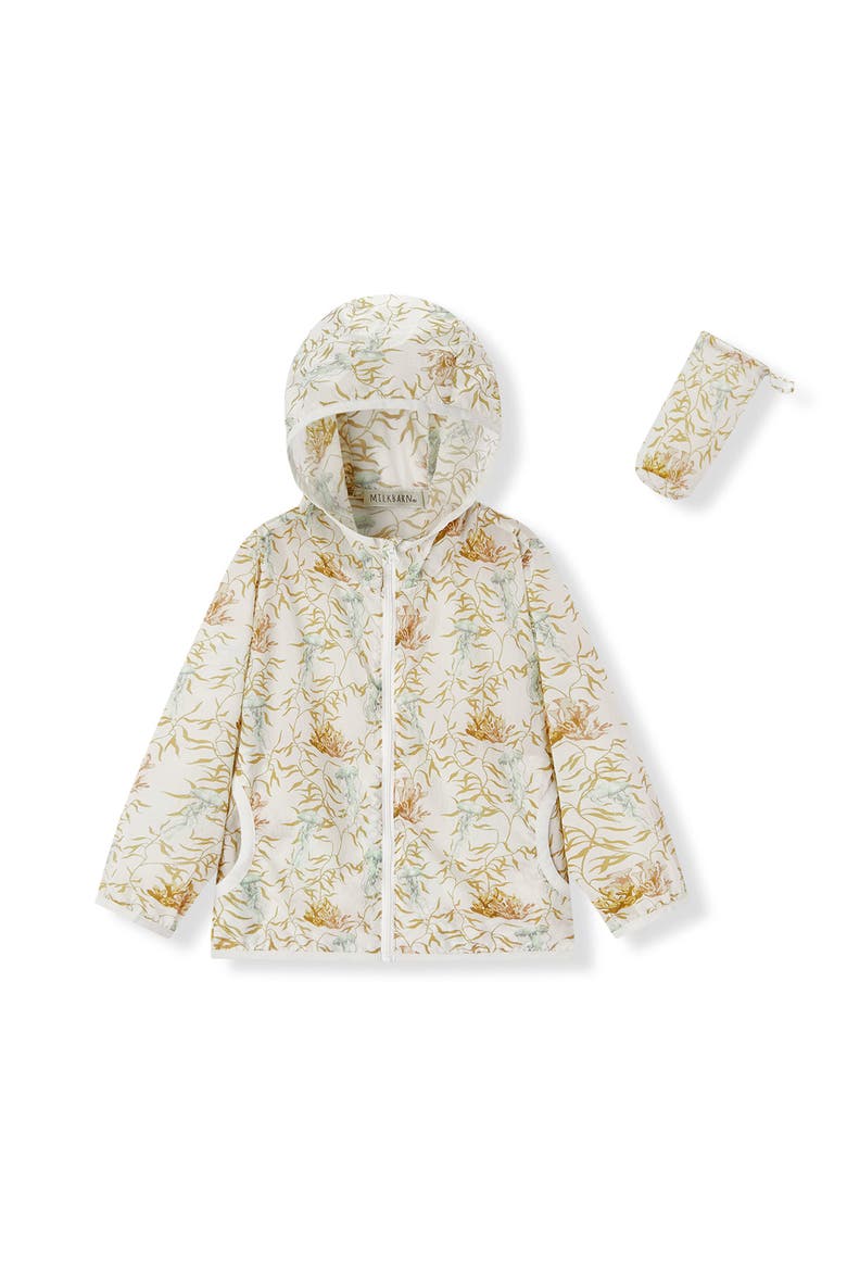 Hooded Windbreaker Jacket, Alternate, color, Under the Sea