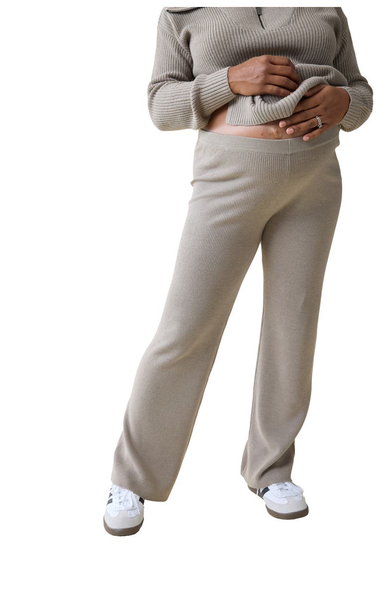 Ingrid & Isabel EASY SWEATER KNIT PANT, Alternate, color, Taupe