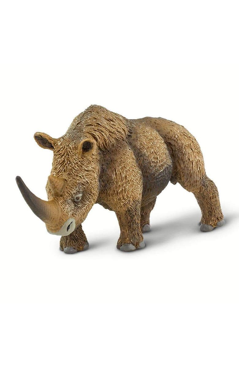 Safari Ltd. Woolly Rhinoceros Toy, Alternate, color, NO COLOR