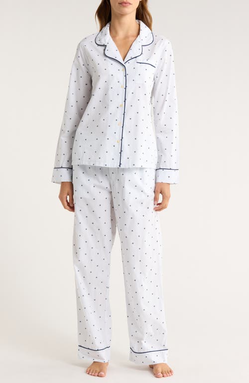 Nordstrom Classic Cotton Pajamas In White