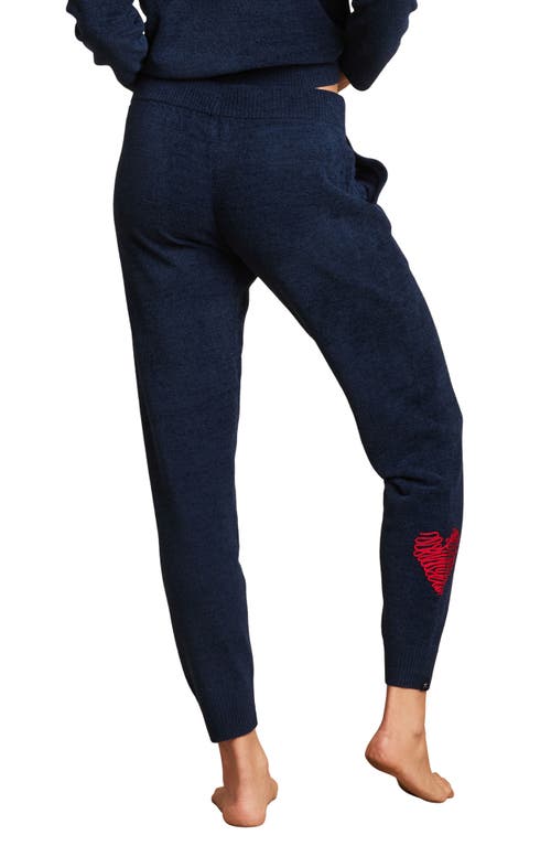 BAREFOOT DREAMS BAREFOOT DREAMS EMBROIDERED HEART COZYCHIC ULTRA LITE® LOUNGE PANTS