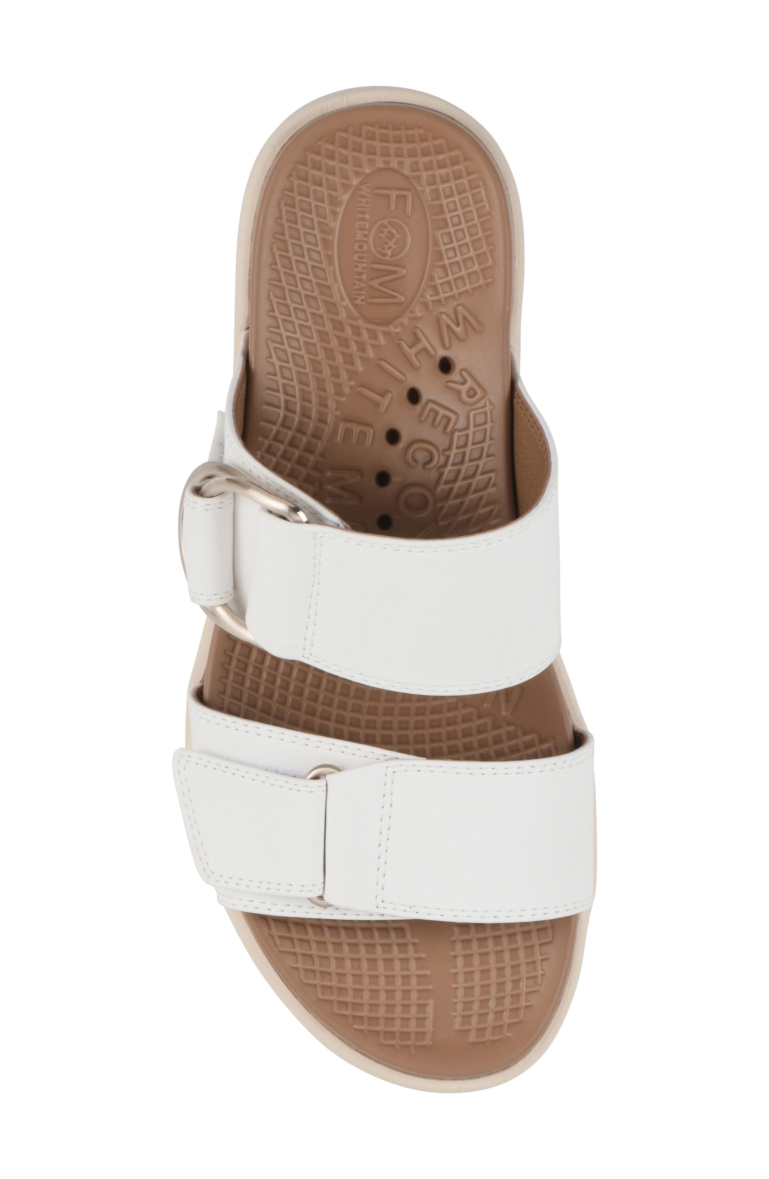 White Mountain Footwear Namaste Fom Recovery Slide Sandal, Alternate, color, 