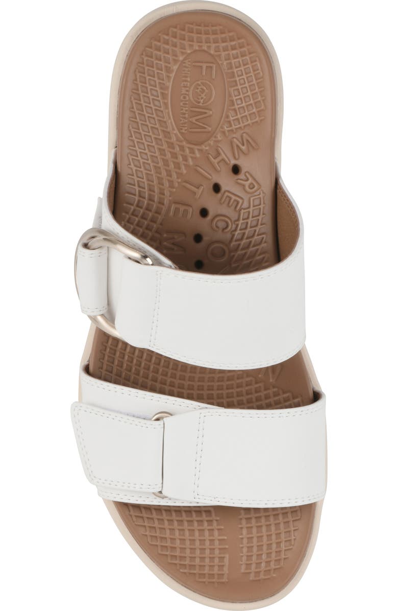 White Mountain Footwear Namaste Fom Recovery Slide Sandal, Alternate, color,
