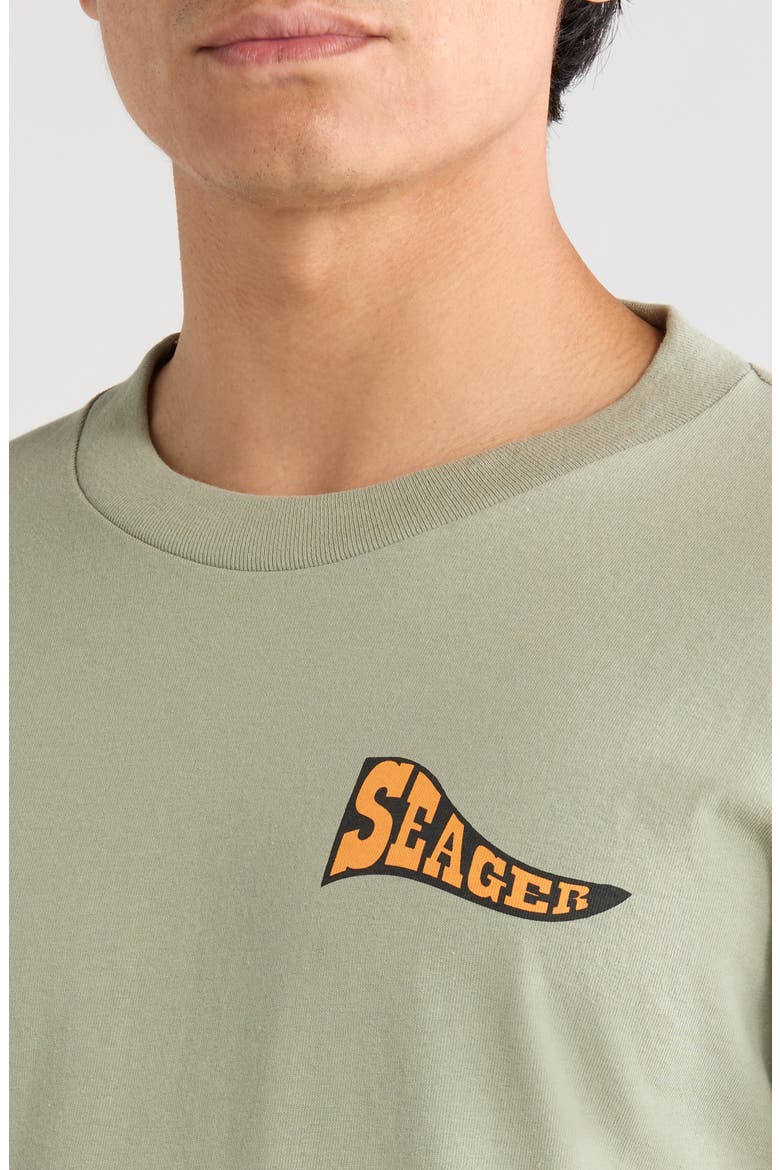 Long Ride Cotton Graphic T-Shirt, Alternate, color, DESERT GREEN