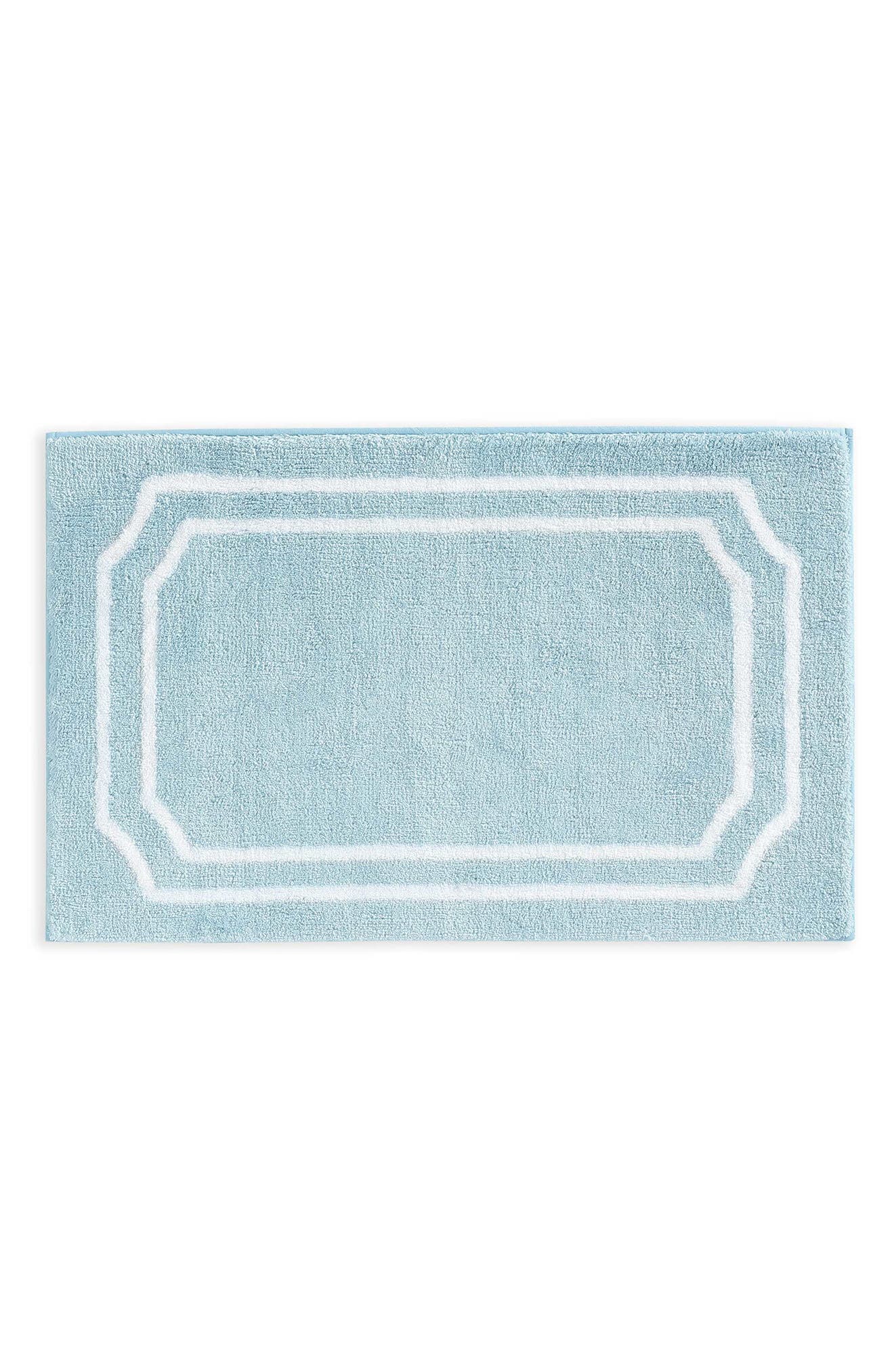 Skylands Border Microfiber Bath Rug