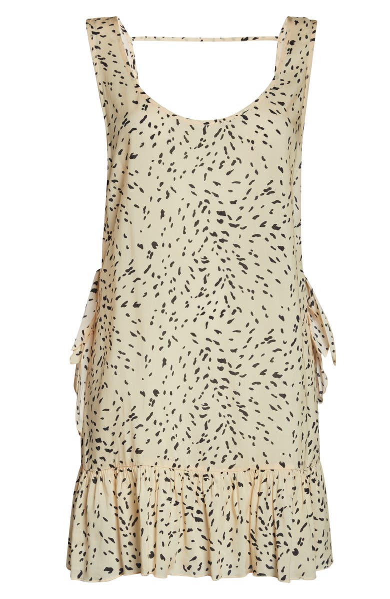 Chelsea28 Tayla Side Tie Cover-Up Minidress, Alternate, color,