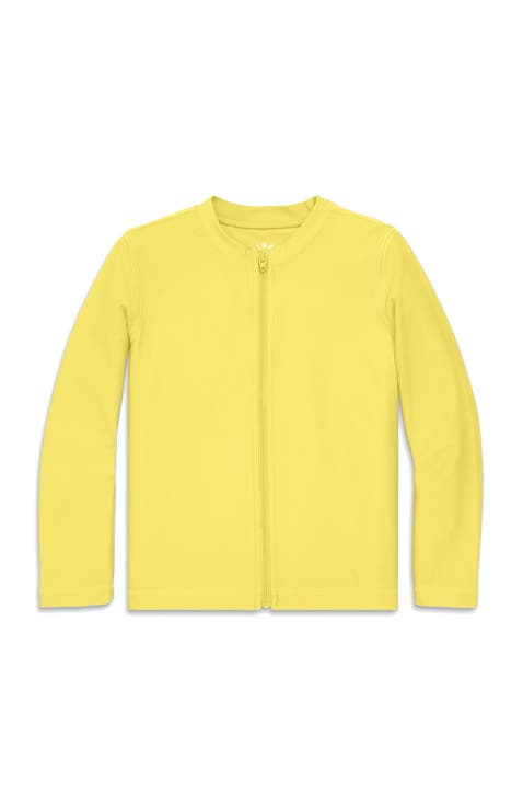 Kids Long Sleeve Full-Zip Rash Guard (Toddler, Little Kid, Big Kid)